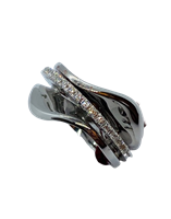 Anello Recarlo Donna PRIMA LINEA in Oro bianco Diamante 0.19 Ct ZM489/B - ZM489/B